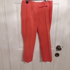 Coral ankle  Length Pants